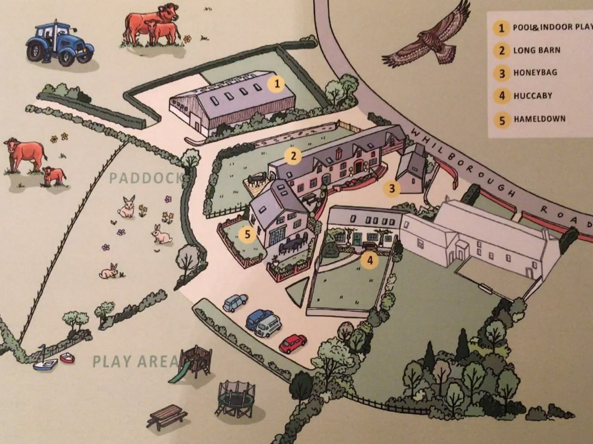 Hand drawn map of our complex